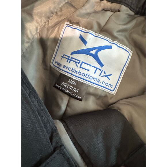 Arctix Men's Ski Pants Unisex Size Medium Snow Pants Cold Gear Black Snowboard - Picture 8 of 13